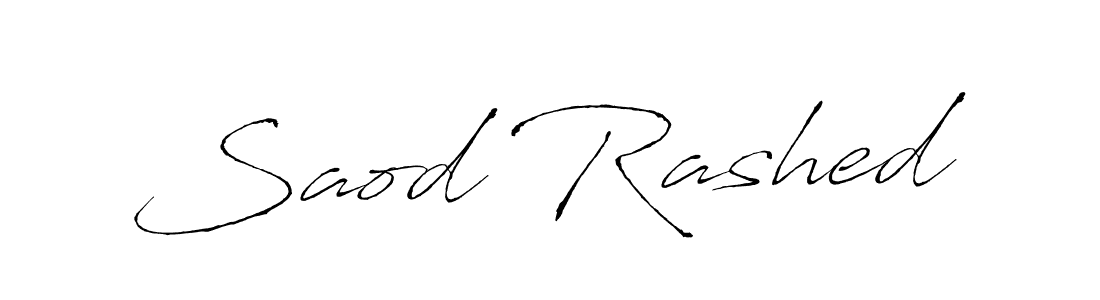 Saod Rashed stylish signature style. Best Handwritten Sign (Antro_Vectra) for my name. Handwritten Signature Collection Ideas for my name Saod Rashed. Saod Rashed signature style 6 images and pictures png