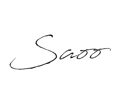 if you are searching for the best signature style for your name Saoo. so please give up your signature search. here we have designed multiple signature styles  using Antro_Vectra. Saoo signature style 6 images and pictures png