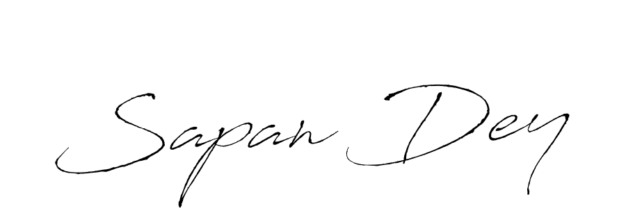 Also You can easily find your signature by using the search form. We will create Sapan Dey name handwritten signature images for you free of cost using Antro_Vectra sign style. Sapan Dey signature style 6 images and pictures png