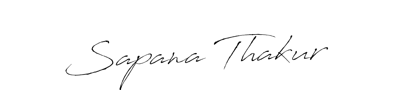 Sapana Thakur stylish signature style. Best Handwritten Sign (Antro_Vectra) for my name. Handwritten Signature Collection Ideas for my name Sapana Thakur. Sapana Thakur signature style 6 images and pictures png