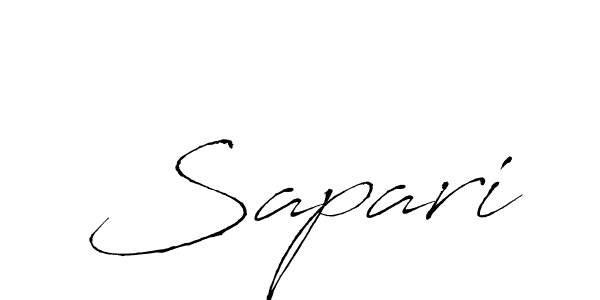 Design your own signature with our free online signature maker. With this signature software, you can create a handwritten (Antro_Vectra) signature for name Sapari. Sapari signature style 6 images and pictures png