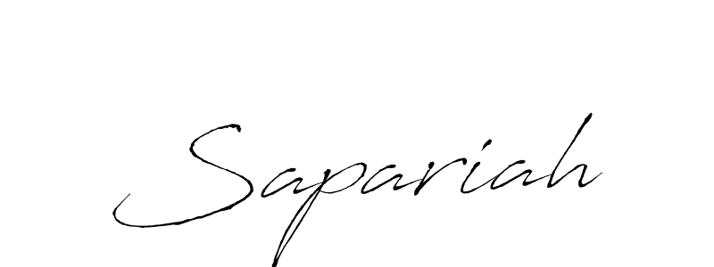 Create a beautiful signature design for name Sapariah. With this signature (Antro_Vectra) fonts, you can make a handwritten signature for free. Sapariah signature style 6 images and pictures png