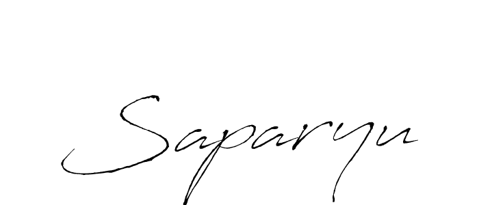 Create a beautiful signature design for name Saparyu. With this signature (Antro_Vectra) fonts, you can make a handwritten signature for free. Saparyu signature style 6 images and pictures png