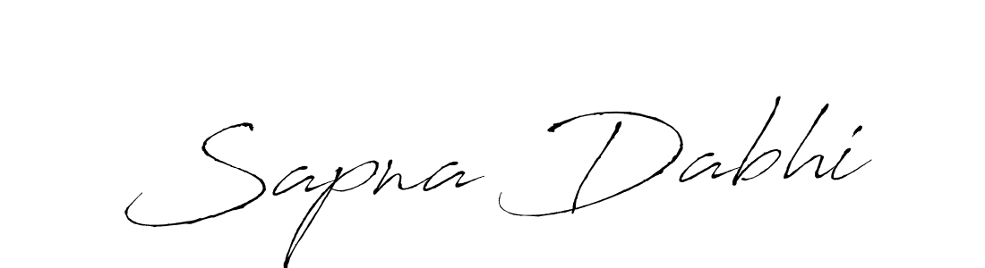 Use a signature maker to create a handwritten signature online. With this signature software, you can design (Antro_Vectra) your own signature for name Sapna Dabhi. Sapna Dabhi signature style 6 images and pictures png