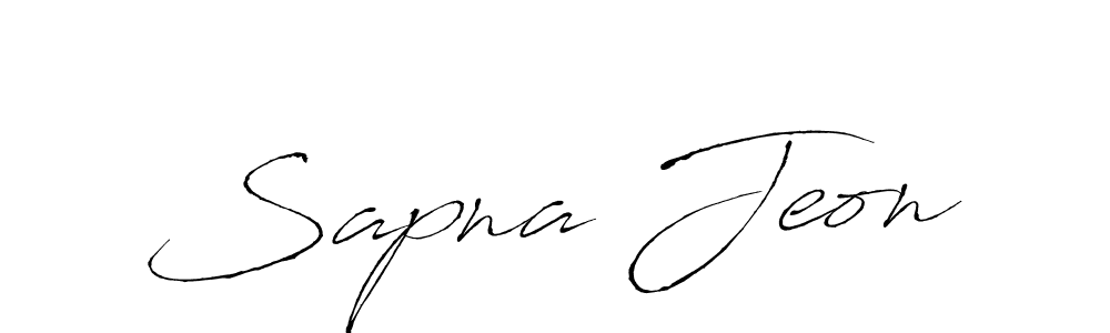 You can use this online signature creator to create a handwritten signature for the name Sapna Jeon. This is the best online autograph maker. Sapna Jeon signature style 6 images and pictures png