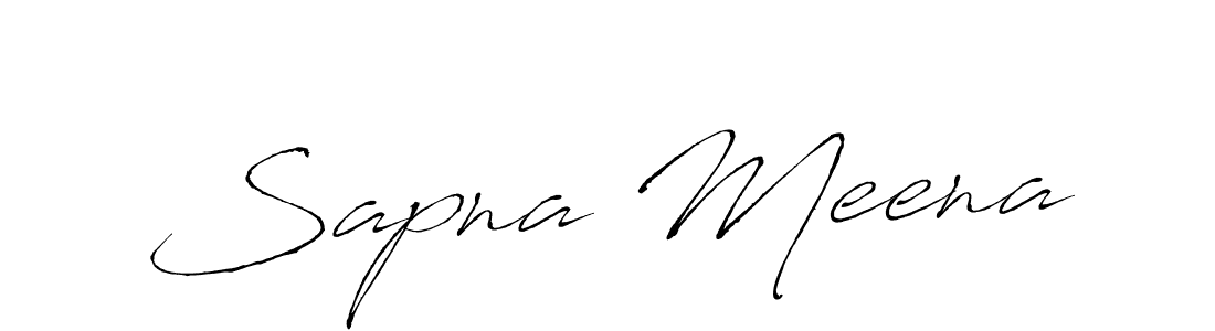 Use a signature maker to create a handwritten signature online. With this signature software, you can design (Antro_Vectra) your own signature for name Sapna Meena. Sapna Meena signature style 6 images and pictures png