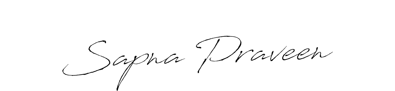 Use a signature maker to create a handwritten signature online. With this signature software, you can design (Antro_Vectra) your own signature for name Sapna Praveen. Sapna Praveen signature style 6 images and pictures png