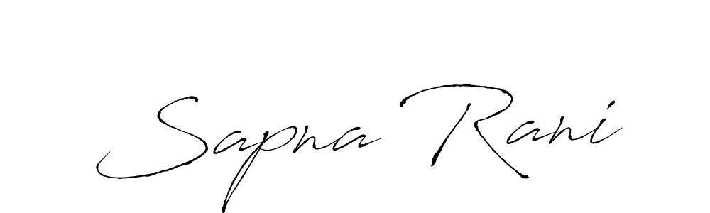 You should practise on your own different ways (Antro_Vectra) to write your name (Sapna Rani) in signature. don't let someone else do it for you. Sapna Rani signature style 6 images and pictures png