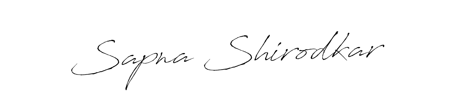 Also we have Sapna Shirodkar name is the best signature style. Create professional handwritten signature collection using Antro_Vectra autograph style. Sapna Shirodkar signature style 6 images and pictures png