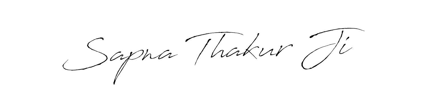 Sapna Thakur Ji stylish signature style. Best Handwritten Sign (Antro_Vectra) for my name. Handwritten Signature Collection Ideas for my name Sapna Thakur Ji. Sapna Thakur Ji signature style 6 images and pictures png