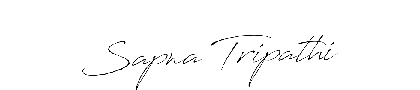 Design your own signature with our free online signature maker. With this signature software, you can create a handwritten (Antro_Vectra) signature for name Sapna Tripathi. Sapna Tripathi signature style 6 images and pictures png