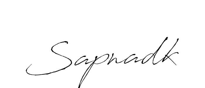 Also we have Sapnadk name is the best signature style. Create professional handwritten signature collection using Antro_Vectra autograph style. Sapnadk signature style 6 images and pictures png