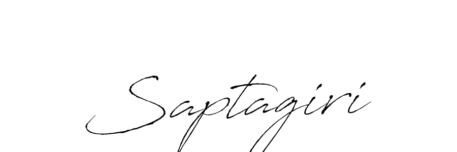 Create a beautiful signature design for name Saptagiri. With this signature (Antro_Vectra) fonts, you can make a handwritten signature for free. Saptagiri signature style 6 images and pictures png