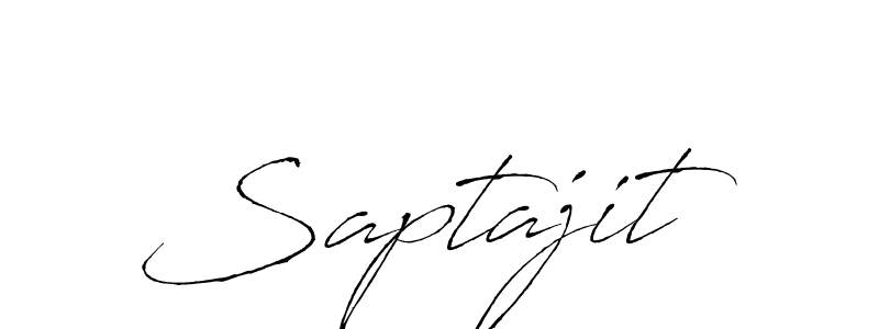 Design your own signature with our free online signature maker. With this signature software, you can create a handwritten (Antro_Vectra) signature for name Saptajit. Saptajit signature style 6 images and pictures png