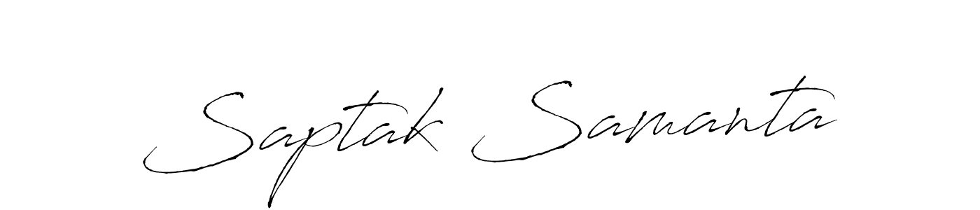 How to make Saptak Samanta signature? Antro_Vectra is a professional autograph style. Create handwritten signature for Saptak Samanta name. Saptak Samanta signature style 6 images and pictures png