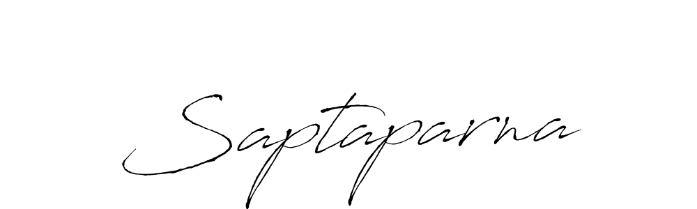 How to make Saptaparna signature? Antro_Vectra is a professional autograph style. Create handwritten signature for Saptaparna name. Saptaparna signature style 6 images and pictures png