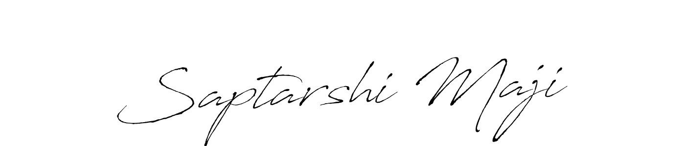 Create a beautiful signature design for name Saptarshi Maji. With this signature (Antro_Vectra) fonts, you can make a handwritten signature for free. Saptarshi Maji signature style 6 images and pictures png