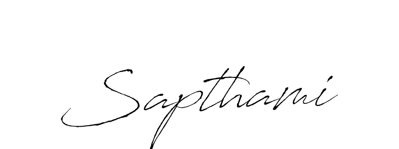 You should practise on your own different ways (Antro_Vectra) to write your name (Sapthami) in signature. don't let someone else do it for you. Sapthami signature style 6 images and pictures png