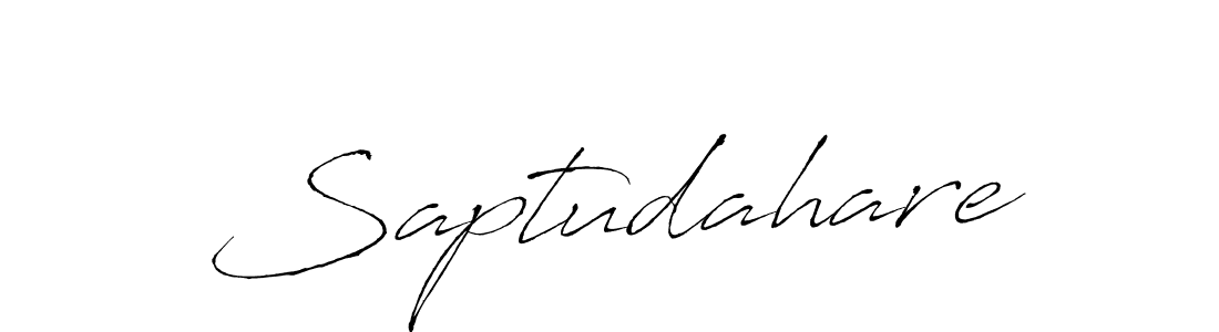 Design your own signature with our free online signature maker. With this signature software, you can create a handwritten (Antro_Vectra) signature for name Saptudahare. Saptudahare signature style 6 images and pictures png