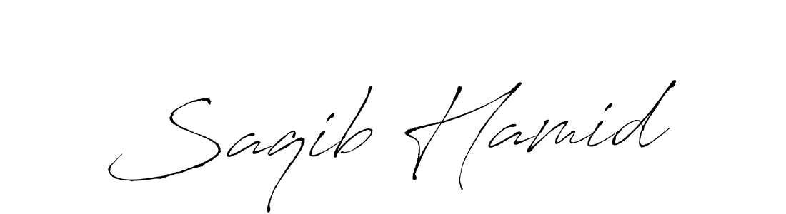 You should practise on your own different ways (Antro_Vectra) to write your name (Saqib Hamid) in signature. don't let someone else do it for you. Saqib Hamid signature style 6 images and pictures png