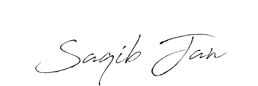 Saqib Jan stylish signature style. Best Handwritten Sign (Antro_Vectra) for my name. Handwritten Signature Collection Ideas for my name Saqib Jan. Saqib Jan signature style 6 images and pictures png
