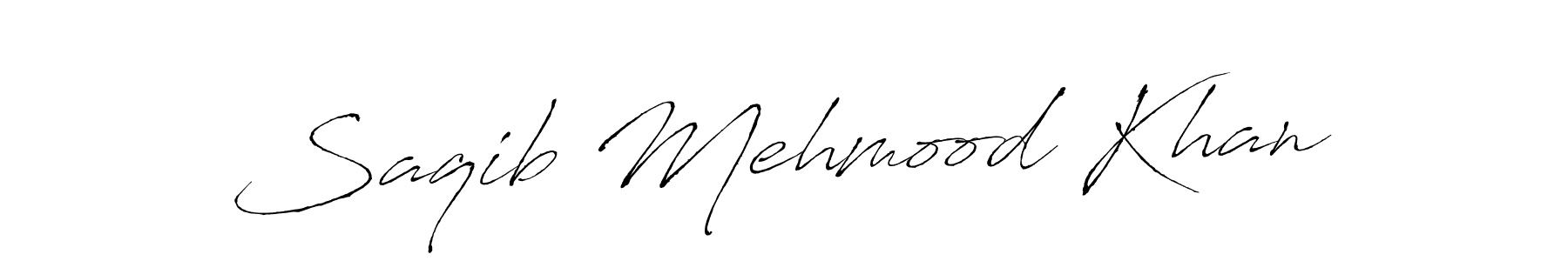 Use a signature maker to create a handwritten signature online. With this signature software, you can design (Antro_Vectra) your own signature for name Saqib Mehmood Khan. Saqib Mehmood Khan signature style 6 images and pictures png