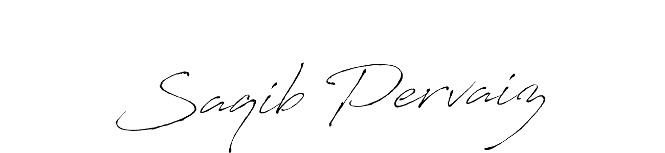 Create a beautiful signature design for name Saqib Pervaiz. With this signature (Antro_Vectra) fonts, you can make a handwritten signature for free. Saqib Pervaiz signature style 6 images and pictures png