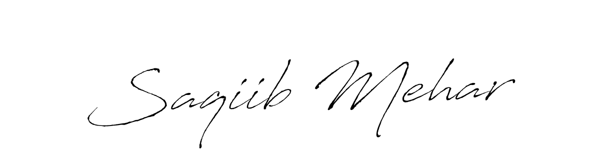 Also we have Saqiib Mehar name is the best signature style. Create professional handwritten signature collection using Antro_Vectra autograph style. Saqiib Mehar signature style 6 images and pictures png