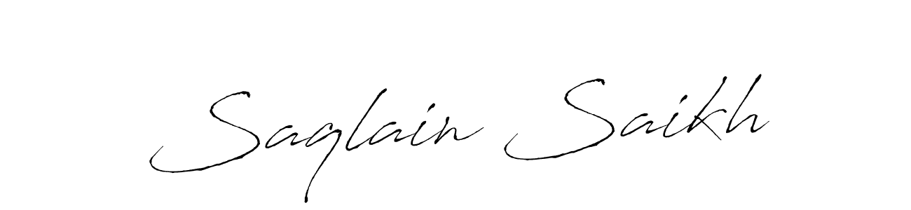 if you are searching for the best signature style for your name Saqlain Saikh. so please give up your signature search. here we have designed multiple signature styles  using Antro_Vectra. Saqlain Saikh signature style 6 images and pictures png
