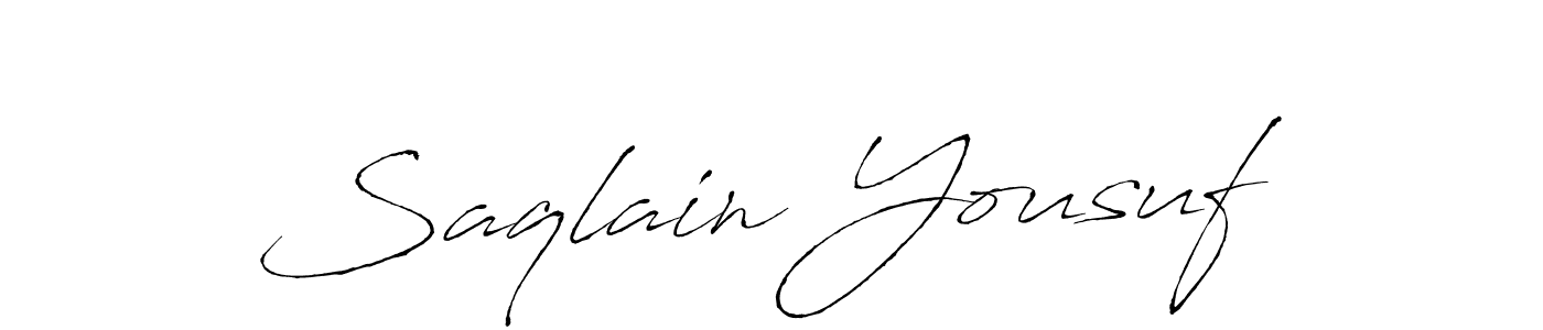 See photos of Saqlain Yousuf official signature by Spectra . Check more albums & portfolios. Read reviews & check more about Antro_Vectra font. Saqlain Yousuf signature style 6 images and pictures png