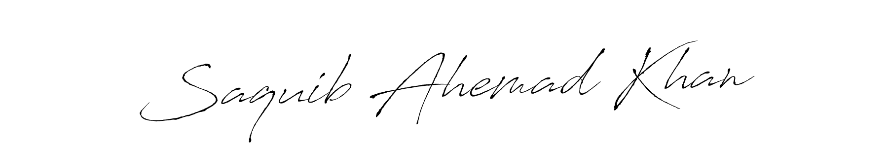 Make a short Saquib Ahemad Khan signature style. Manage your documents anywhere anytime using Antro_Vectra. Create and add eSignatures, submit forms, share and send files easily. Saquib Ahemad Khan signature style 6 images and pictures png
