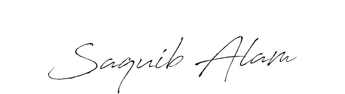 Design your own signature with our free online signature maker. With this signature software, you can create a handwritten (Antro_Vectra) signature for name Saquib Alam. Saquib Alam signature style 6 images and pictures png