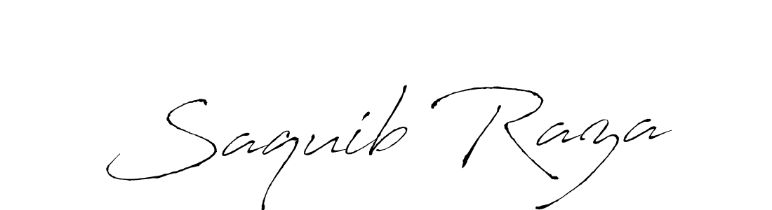 How to make Saquib Raza name signature. Use Antro_Vectra style for creating short signs online. This is the latest handwritten sign. Saquib Raza signature style 6 images and pictures png