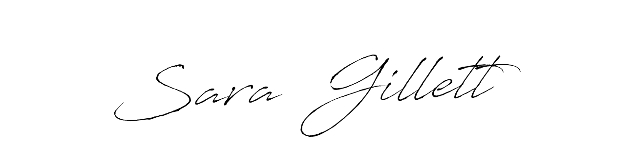 Design your own signature with our free online signature maker. With this signature software, you can create a handwritten (Antro_Vectra) signature for name Sara  Gillett. Sara  Gillett signature style 6 images and pictures png