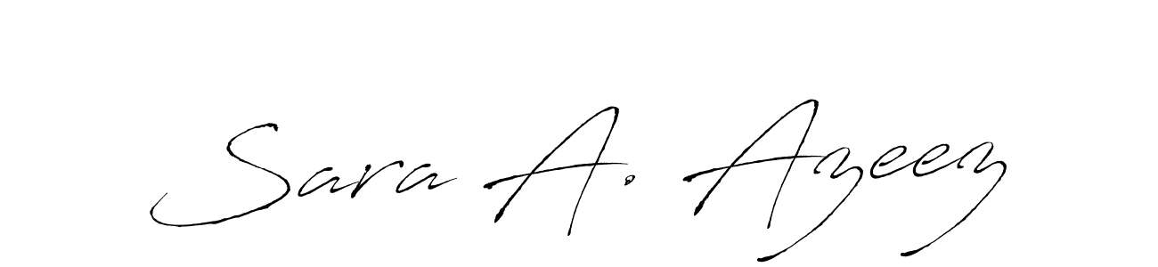 Once you've used our free online signature maker to create your best signature Antro_Vectra style, it's time to enjoy all of the benefits that Sara A. Azeez name signing documents. Sara A. Azeez signature style 6 images and pictures png