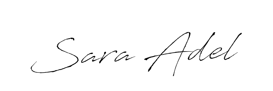 Design your own signature with our free online signature maker. With this signature software, you can create a handwritten (Antro_Vectra) signature for name Sara Adel. Sara Adel signature style 6 images and pictures png