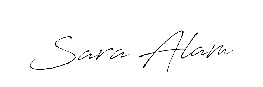 How to make Sara Alam signature? Antro_Vectra is a professional autograph style. Create handwritten signature for Sara Alam name. Sara Alam signature style 6 images and pictures png