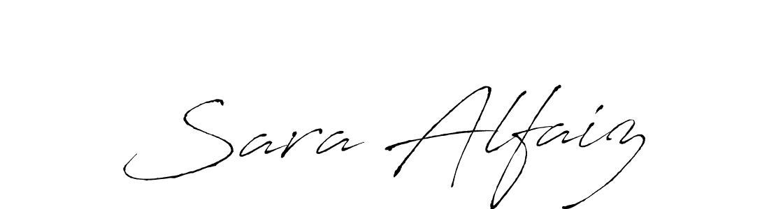 Create a beautiful signature design for name Sara Alfaiz. With this signature (Antro_Vectra) fonts, you can make a handwritten signature for free. Sara Alfaiz signature style 6 images and pictures png