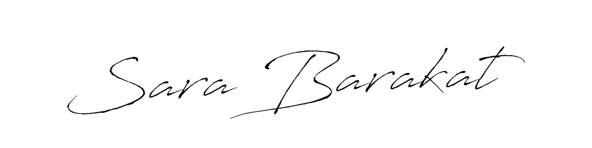 Create a beautiful signature design for name Sara Barakat. With this signature (Antro_Vectra) fonts, you can make a handwritten signature for free. Sara Barakat signature style 6 images and pictures png