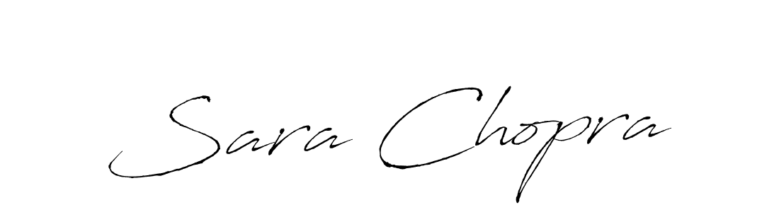 You should practise on your own different ways (Antro_Vectra) to write your name (Sara Chopra) in signature. don't let someone else do it for you. Sara Chopra signature style 6 images and pictures png