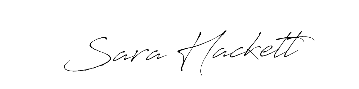 Make a beautiful signature design for name Sara Hackett. With this signature (Antro_Vectra) style, you can create a handwritten signature for free. Sara Hackett signature style 6 images and pictures png