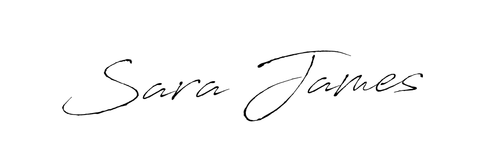 How to make Sara James signature? Antro_Vectra is a professional autograph style. Create handwritten signature for Sara James name. Sara James signature style 6 images and pictures png