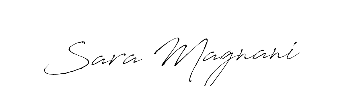 if you are searching for the best signature style for your name Sara Magnani. so please give up your signature search. here we have designed multiple signature styles  using Antro_Vectra. Sara Magnani signature style 6 images and pictures png