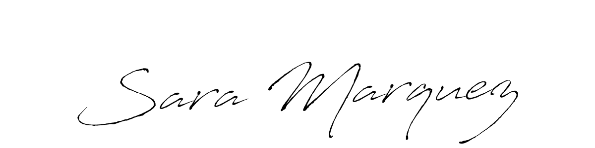 Sara Marquez stylish signature style. Best Handwritten Sign (Antro_Vectra) for my name. Handwritten Signature Collection Ideas for my name Sara Marquez. Sara Marquez signature style 6 images and pictures png