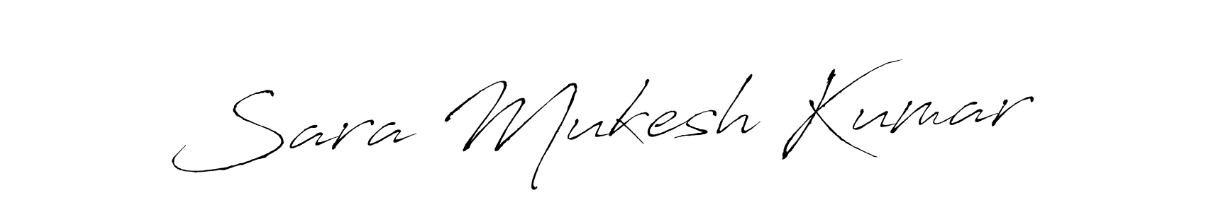 Make a short Sara Mukesh Kumar signature style. Manage your documents anywhere anytime using Antro_Vectra. Create and add eSignatures, submit forms, share and send files easily. Sara Mukesh Kumar signature style 6 images and pictures png