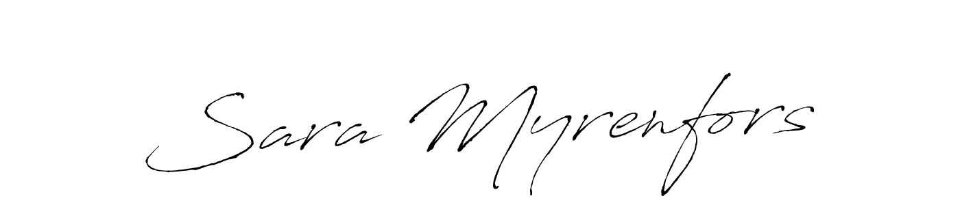 Once you've used our free online signature maker to create your best signature Antro_Vectra style, it's time to enjoy all of the benefits that Sara Myrenfors name signing documents. Sara Myrenfors signature style 6 images and pictures png