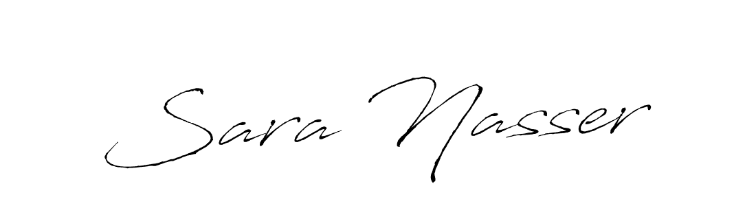 How to make Sara Nasser signature? Antro_Vectra is a professional autograph style. Create handwritten signature for Sara Nasser name. Sara Nasser signature style 6 images and pictures png