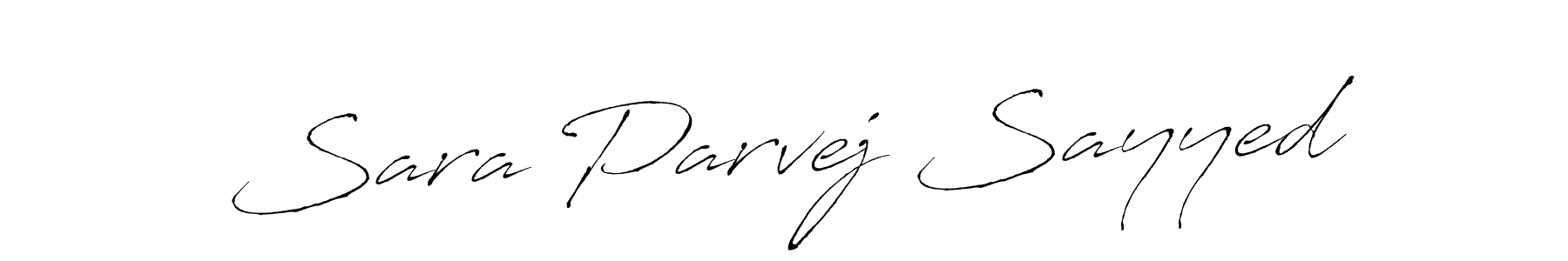 Similarly Antro_Vectra is the best handwritten signature design. Signature creator online .You can use it as an online autograph creator for name Sara Parvej Sayyed. Sara Parvej Sayyed signature style 6 images and pictures png