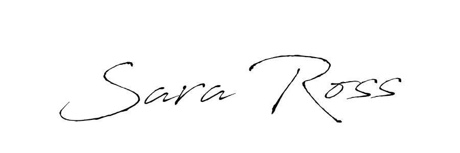 Sara Ross stylish signature style. Best Handwritten Sign (Antro_Vectra) for my name. Handwritten Signature Collection Ideas for my name Sara Ross. Sara Ross signature style 6 images and pictures png