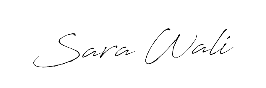 How to make Sara Wali signature? Antro_Vectra is a professional autograph style. Create handwritten signature for Sara Wali name. Sara Wali signature style 6 images and pictures png